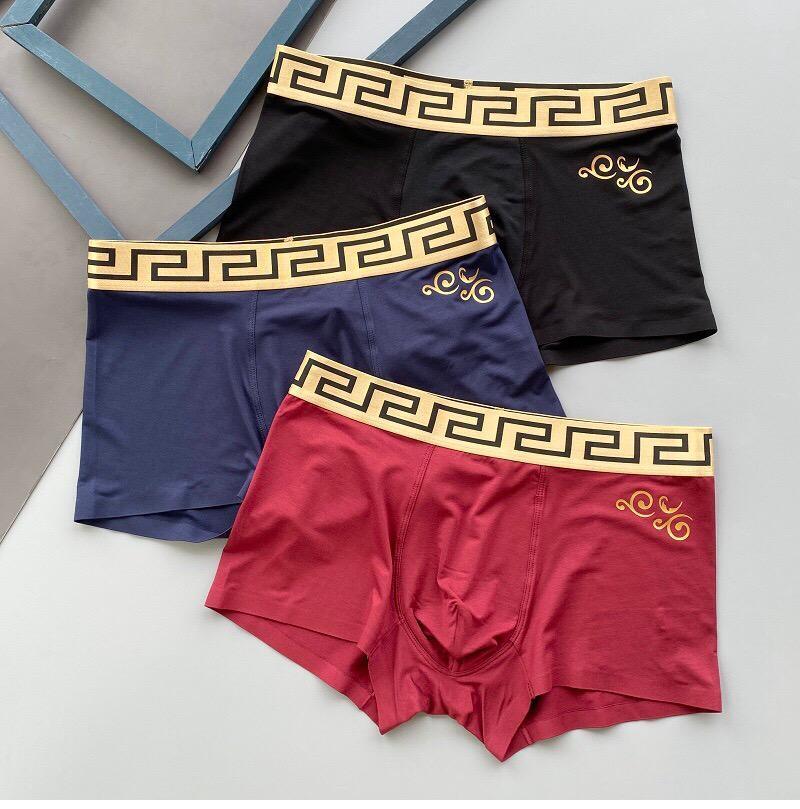Ace Cotton 3 In 1 Comfortable Body-Suited Blue, Black And Wine Men's Boxers - Obeezi.com