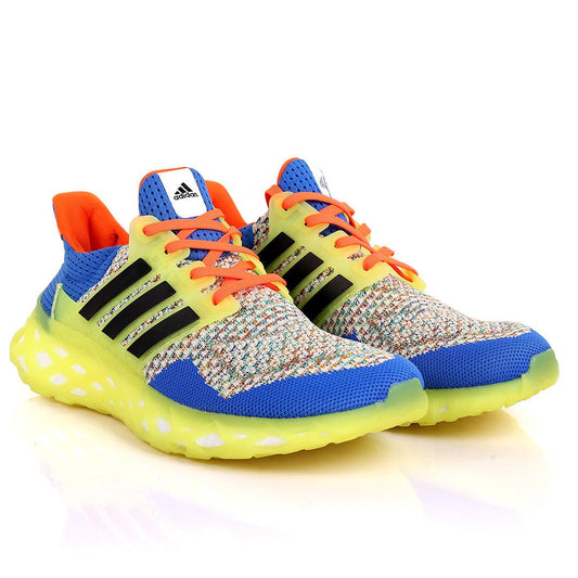 AD Boost Multi-Coloured Drift Men's Running Sneakers With Lemon Sole - Obeezi.com