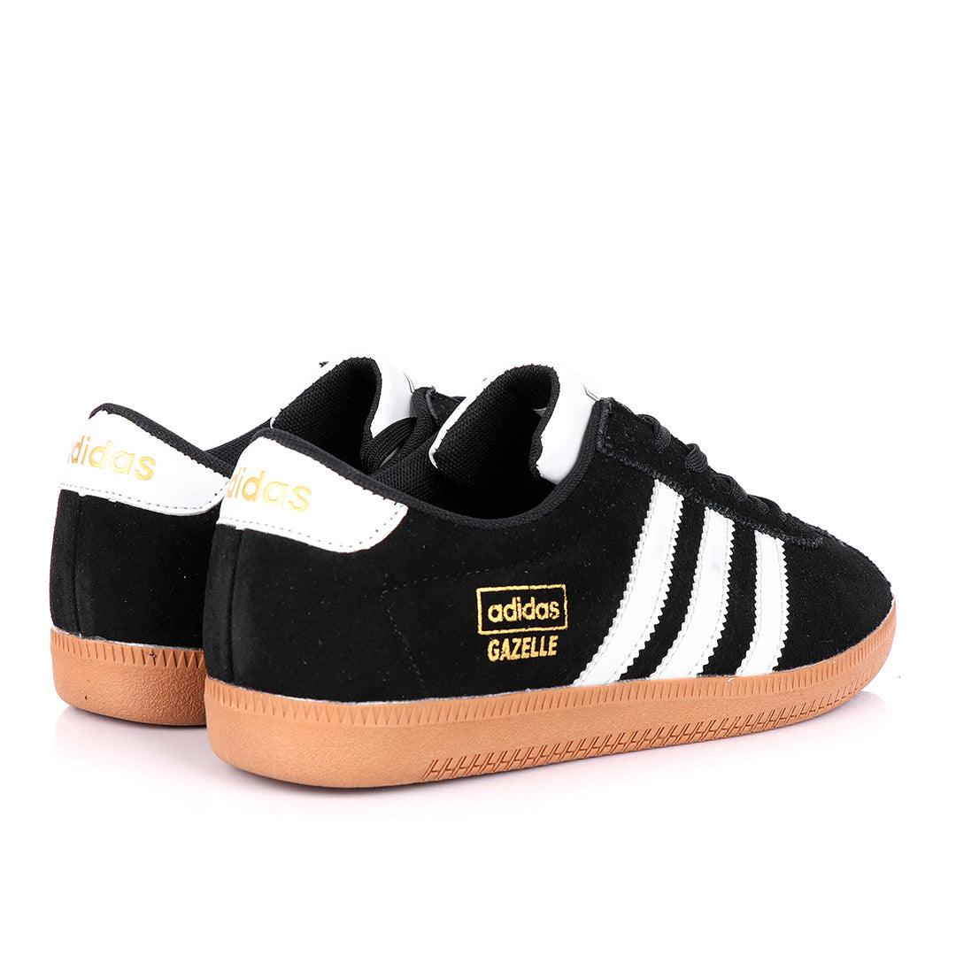 AD Gazelle Black Suede Sneakers - Obeezi