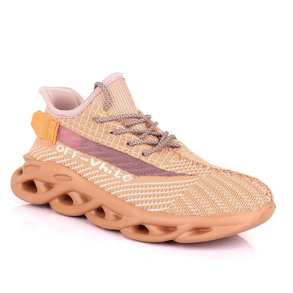 Ad Off white Classic Brown Sneakers - Obeezi