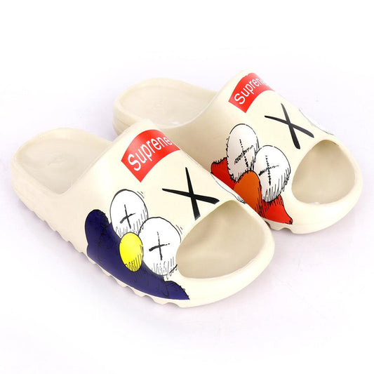 AD Supr X Kaws Rubber Light Weight Slides - Obeezi.com