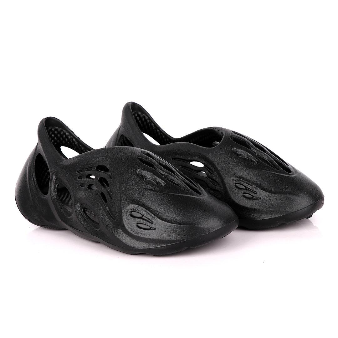 AD Yeezy Foam Runner Black Sneakers - Obeezi