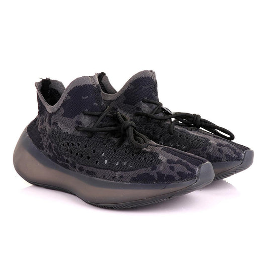 Adidas 350 Yeezy Boost Black Shade Sneakers - Obeezi