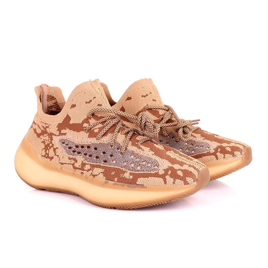 Adidas 350 Yeezy Boost Brown Shade Sneakers - Obeezi