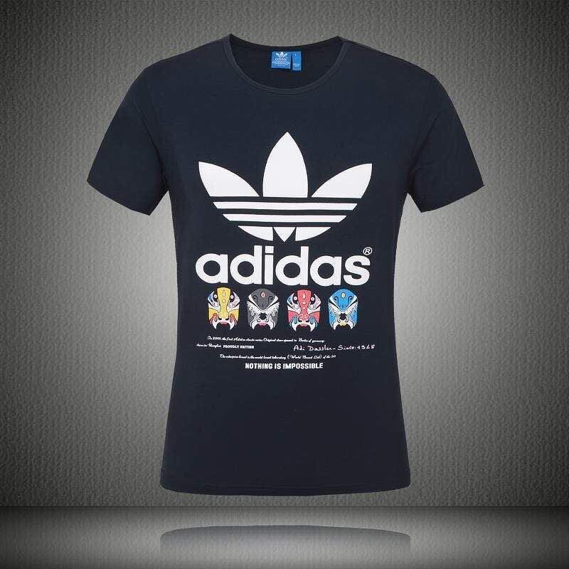 Adidas Originals Black Trefoil T-Shirt Short Sleeve - Obeezi