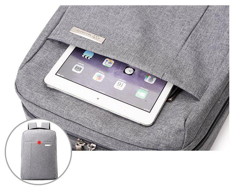 Anti-Theft Smart Backpack & Laptop Outdoor Bags With Large Capacity - Grey - Obeezi.com