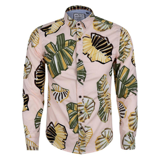 Badgley Executive Royal Designed Long Sleeve Shirt - Obeezi