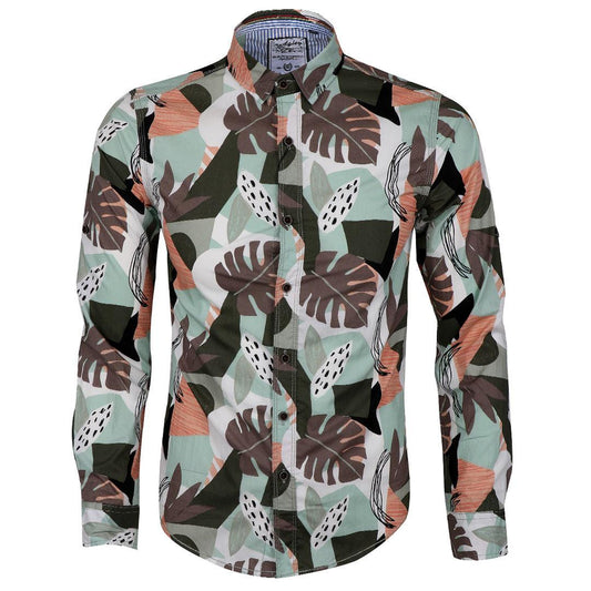 Badgley Executive Style Collection Shirt- Green - Obeezi