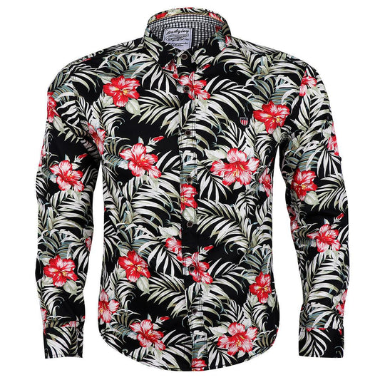 Badgley Mens flowered Styled Shirts - Obeezi