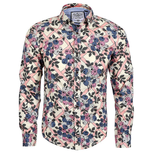 Badgley Mens Flowery Styled Shirts - Obeezi