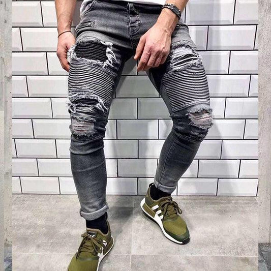 BALMAIN Slim-fit stretch cotton denim jeans - Obeezi