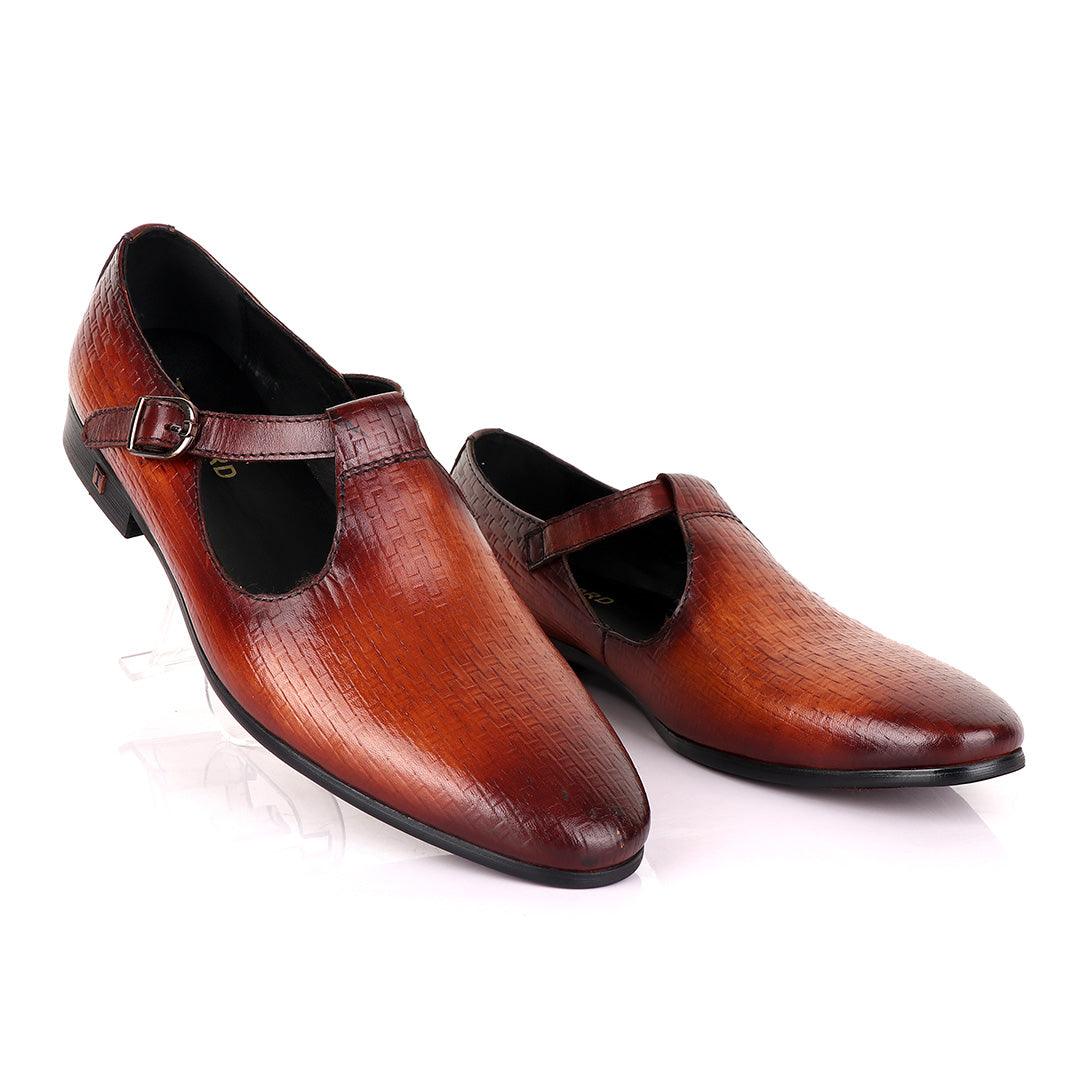 Berluti Full Plain Leather With tassel Design-Brown - Obeezi