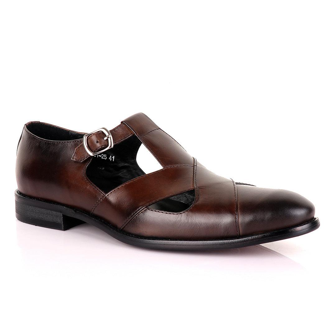 Berluti Men's Designer Shoes-Coffee - Obeezi