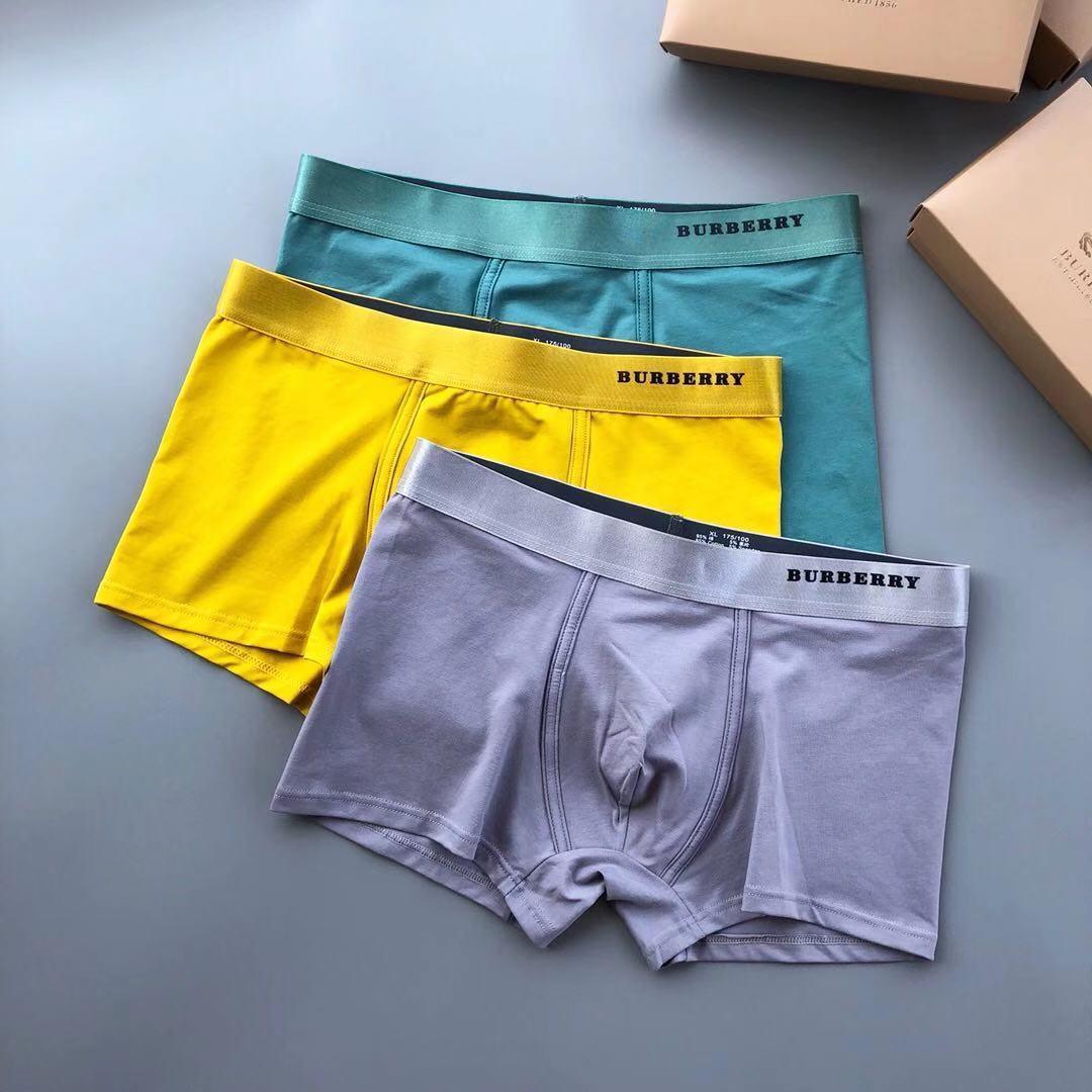 Berry Waistband Print Logo 3 in 1 Lightweight Boxers - Obeezi.com