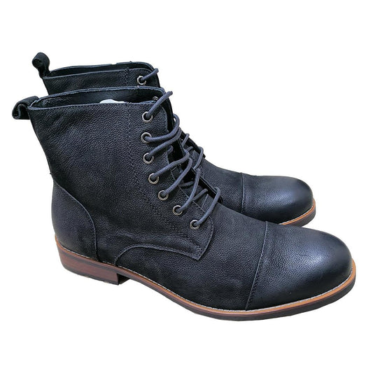 Billion Exquisite Designed High Heel Lace up Shoe - Black - Obeezi.com