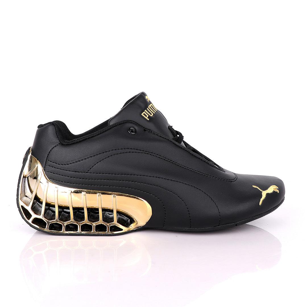 Black Puma Future Super GT Sneakers -Gold - Obeezi