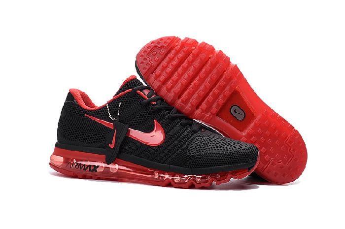 Black Red Nk Max 2017 Shoes - Obeezi