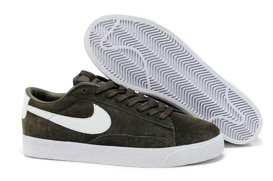 Blazer Low Premium Men Retro Sneakers Grey - Obeezi