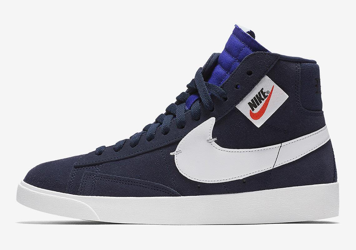 Blazer Mid Rebel Men's Hightop Sneaker Navyblue - Obeezi