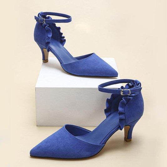 Boss Lady Designed High Heel Shoe - Blue - Obeezi.com