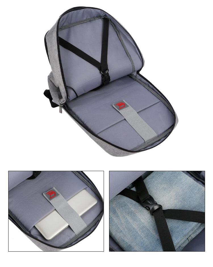 Business Oxford Waterproof Laptop Backpack-Black - Obeezi.com
