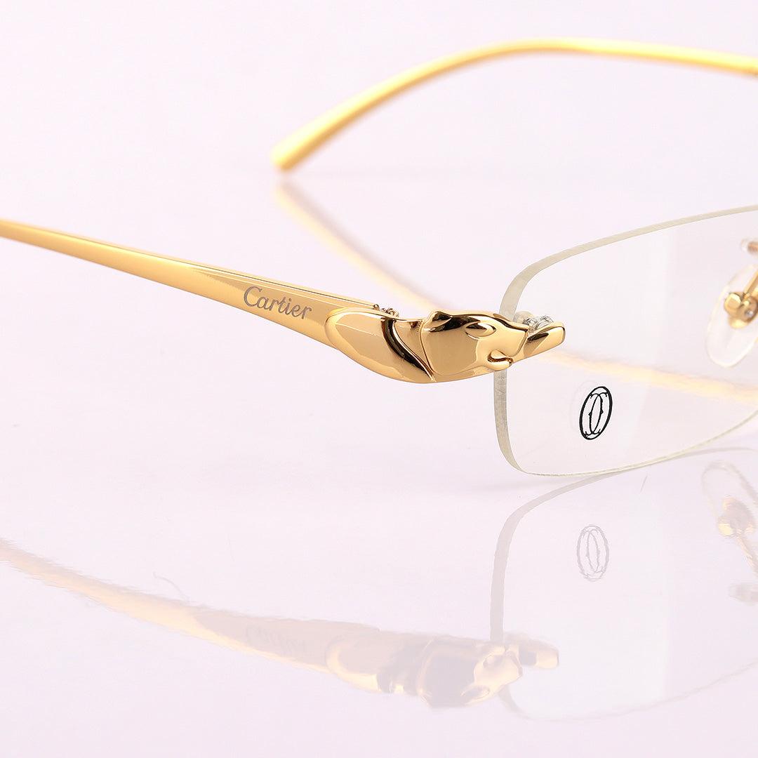 Cartier Gold Vintage Hingeless Sunglasses - Obeezi.com