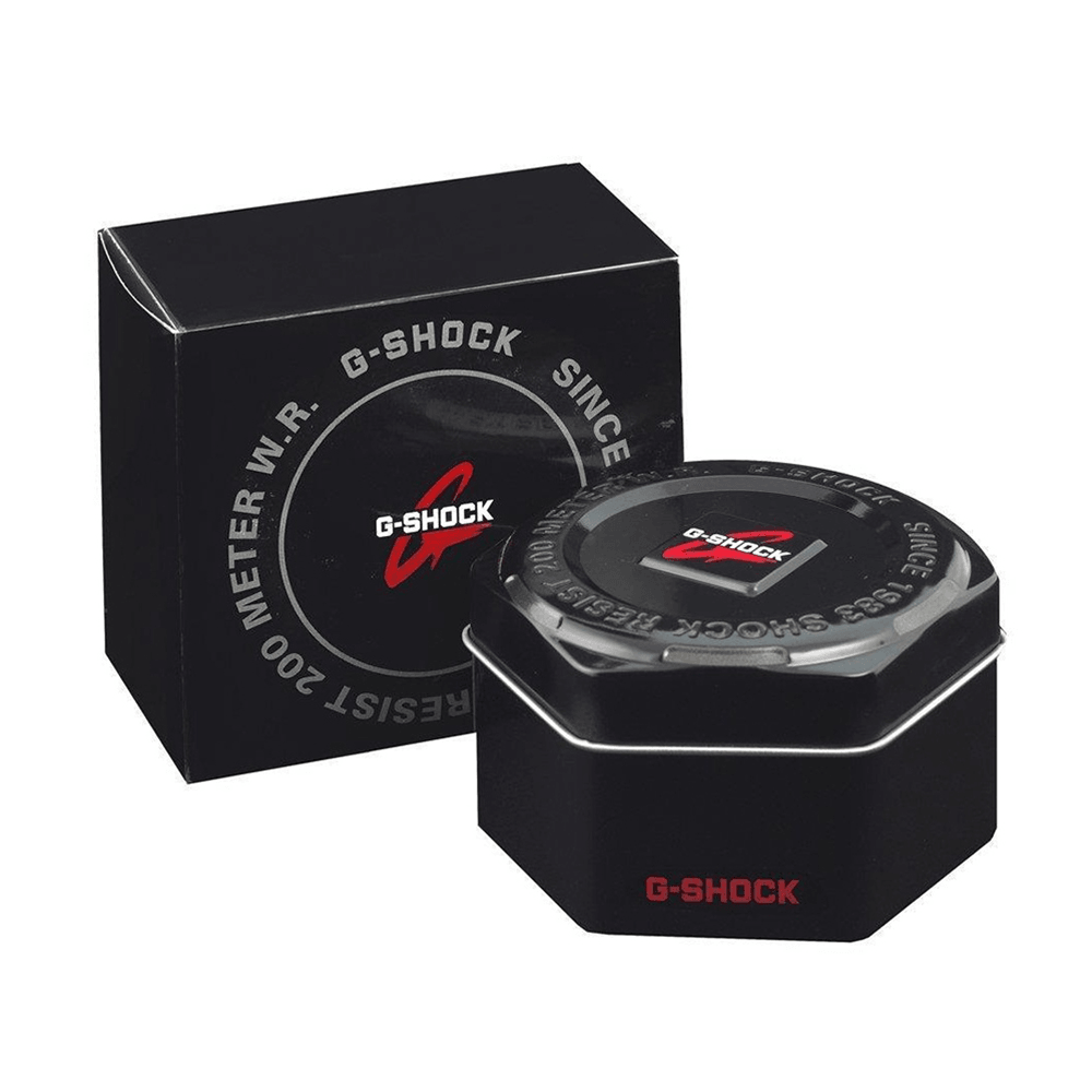 Casio G-Shock Black Dial Resin GA110BW-1A - Obeezi.com