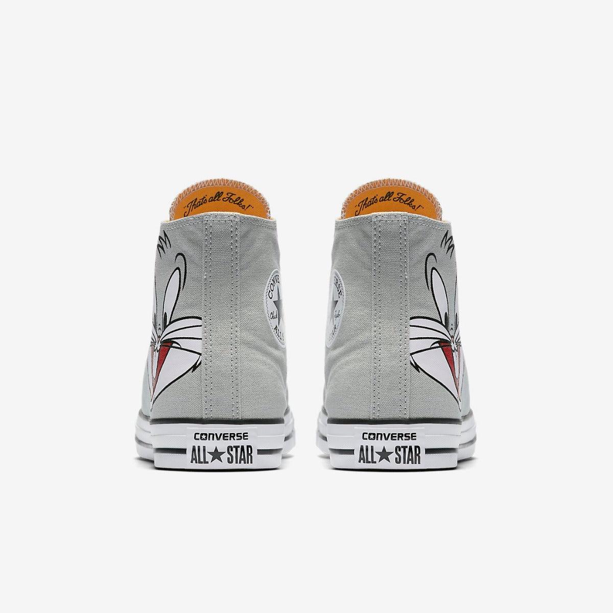 Converse All Star Looney Tunes Cartoon Hightop Grey Sneaker - Obeezi