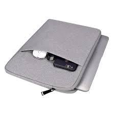 Custom Logo Travel Office Waterproof Laptop Sleeve- Ash - Obeezi.com