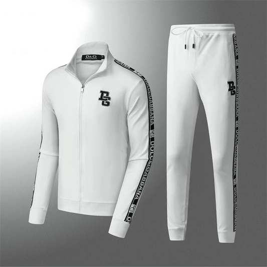 DG Men's Cotton Tracksuit Embroidered Hand Logo - Obeezi.com