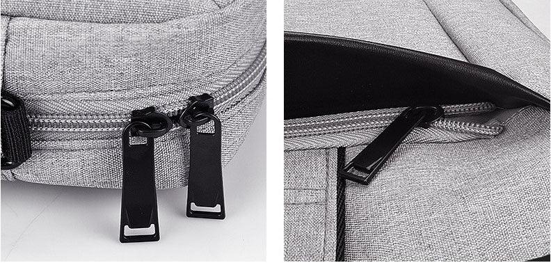 Executive 2 in 1 Laptop Shoulder Bag -Ash - Obeezi.com