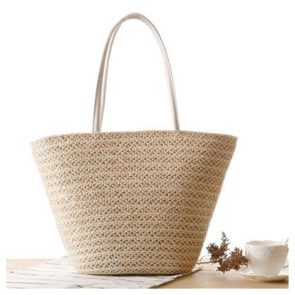 Exotic Women's Fashionable Woven Styled Coffee HandBag - Obeezi.com