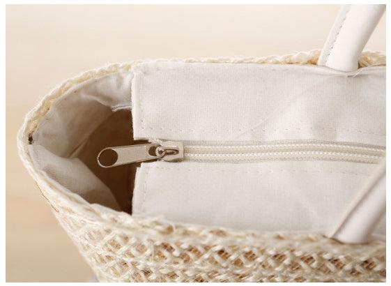 Exotic Women's Fashionable Woven Styled Coffee HandBag - Obeezi.com