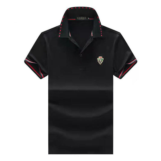 GC Icons Organic Cotton Regular Fit Polo-Black - Obeezi.com