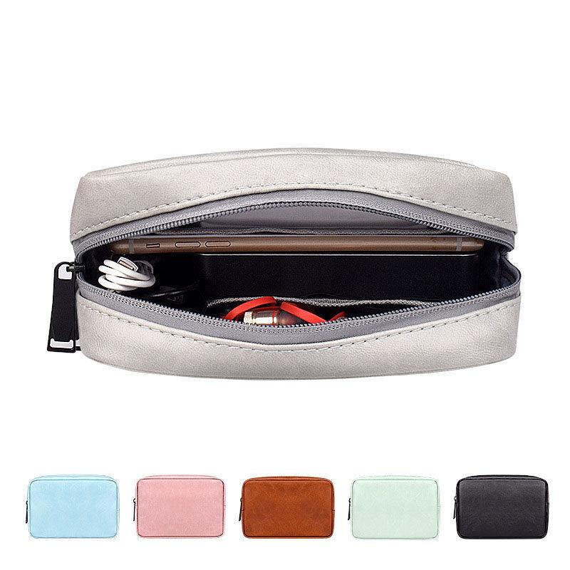 Genuine Leather Clutch Wallet Cell Phone Purse-SkyBlue - Obeezi.com