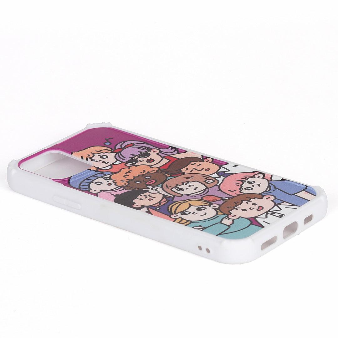 Happy Faces Illustration Designed iPhone Case - Obeezi.com