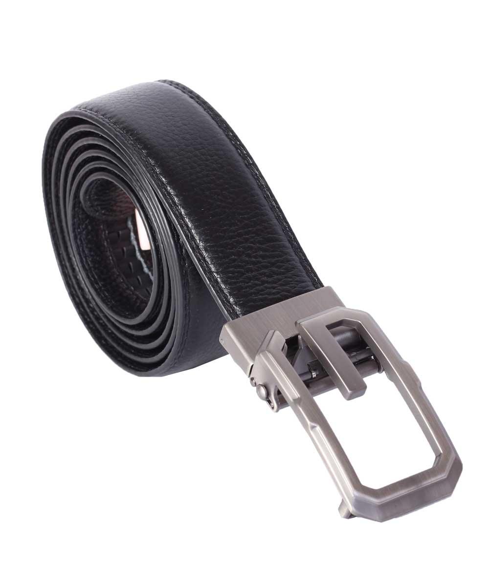 High Quality Men Black Leather Buckle Belt - Obeezi.com