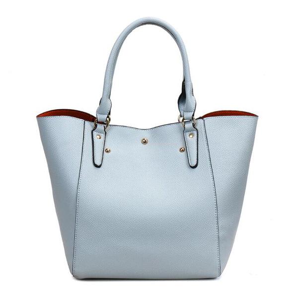 HoldAll With Detachable Inner Bag and Long Strap Shoulder Handbag-Light Blue - Obeezi.com