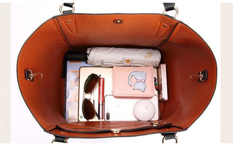 HoldAll With Detachable Inner Bag and Long Strap Shoulder Handbag-Light Blue - Obeezi.com