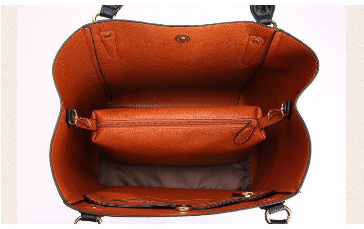 HoldAll With Detachable Inner Bag and Long Strap Shoulder Handbag-Light Blue - Obeezi.com