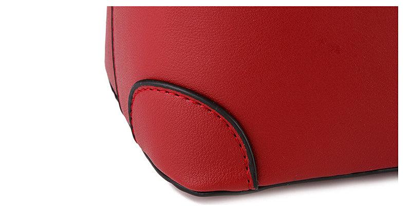 Kattee Style Genuine Leather Tote Bag Pink - Obeezi.com
