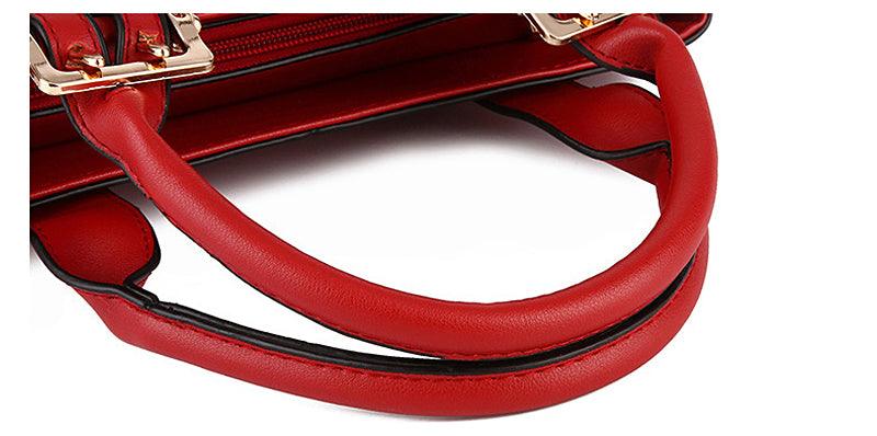 Kattee Style Genuine Leather Tote Bag Pink - Obeezi.com
