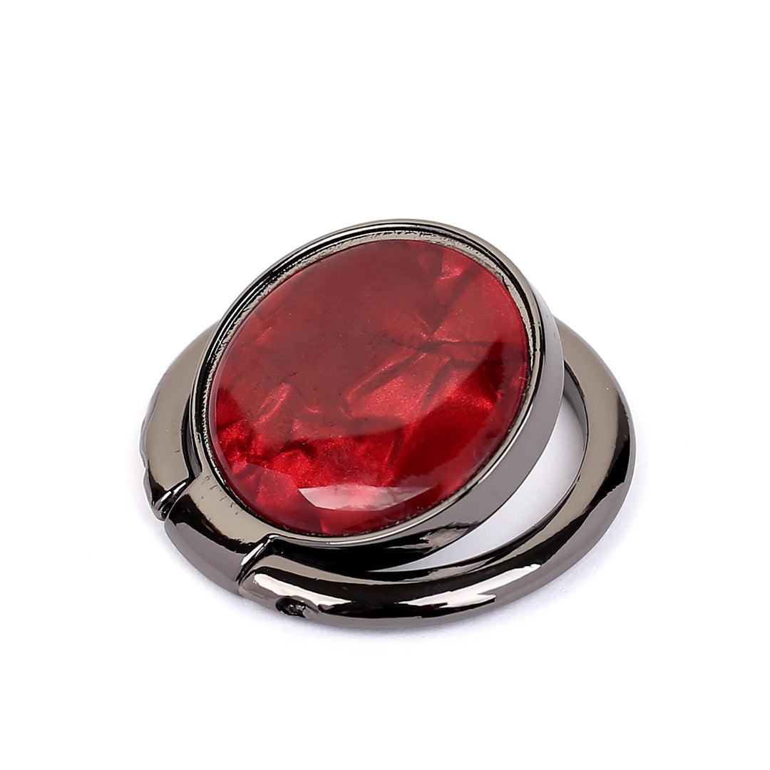 Magnet Black Wine Plain Ring Phone Holder - Obeezi.com