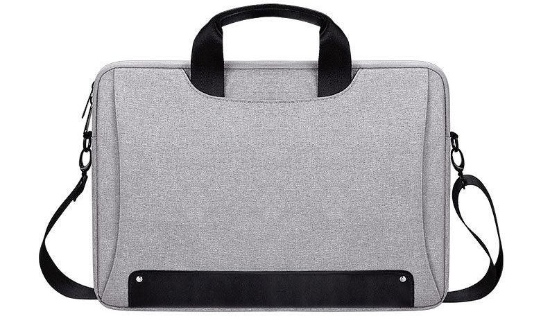 Men's Simple Briefcase Designed Ultra Light Laptop Bag- Ash - Obeezi.com