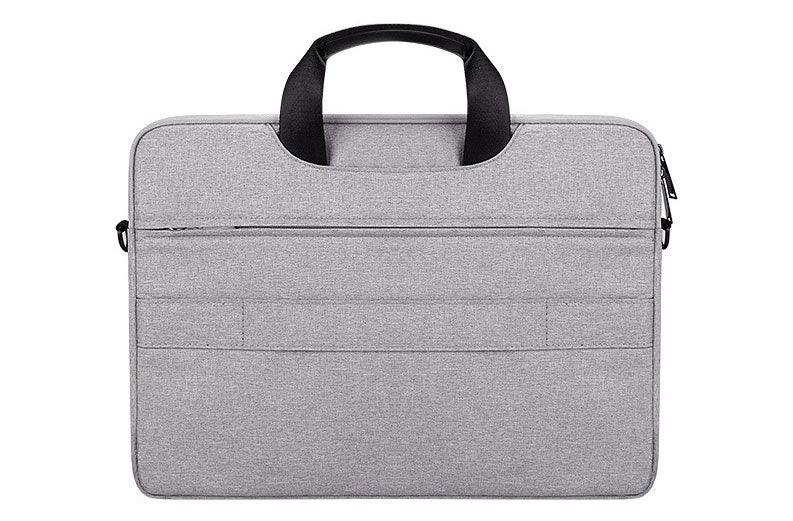 Men's Simple Briefcase Designed Ultra Light Laptop Bag- Ash - Obeezi.com