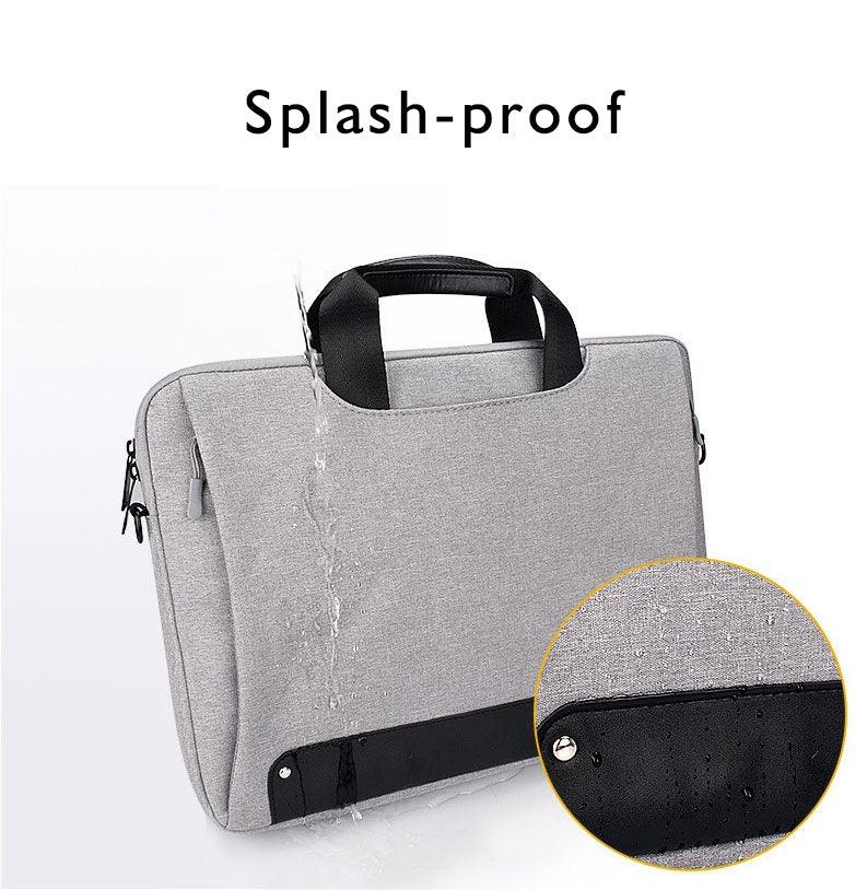 Men's Simple Briefcase Designed Ultra Light Laptop Bag- Ash - Obeezi.com