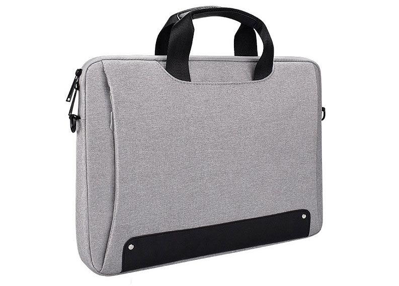Men's Simple Briefcase Designed Ultra Light Laptop Bag- Ash - Obeezi.com