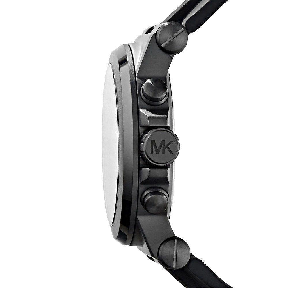 MK Men's Dylan Chronograph Rubber Watch - Obeezi.com