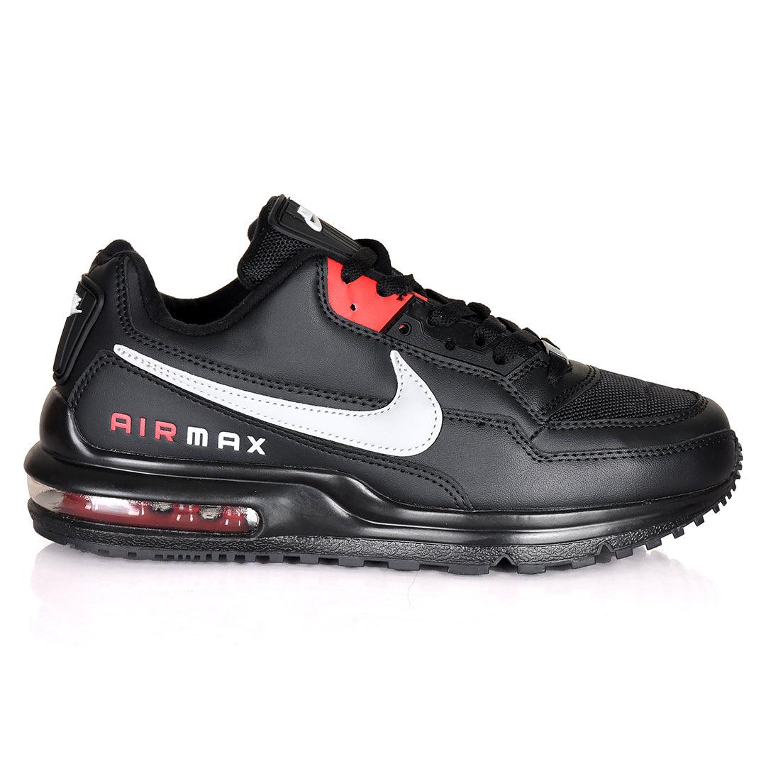 NK Max LTD 3 Side Logo Patterned Sneakers - Black - Obeezi.com