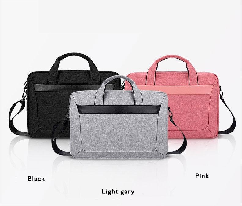 Oxford Men's Portable And Expandable Laptop Bag-Pink - Obeezi.com